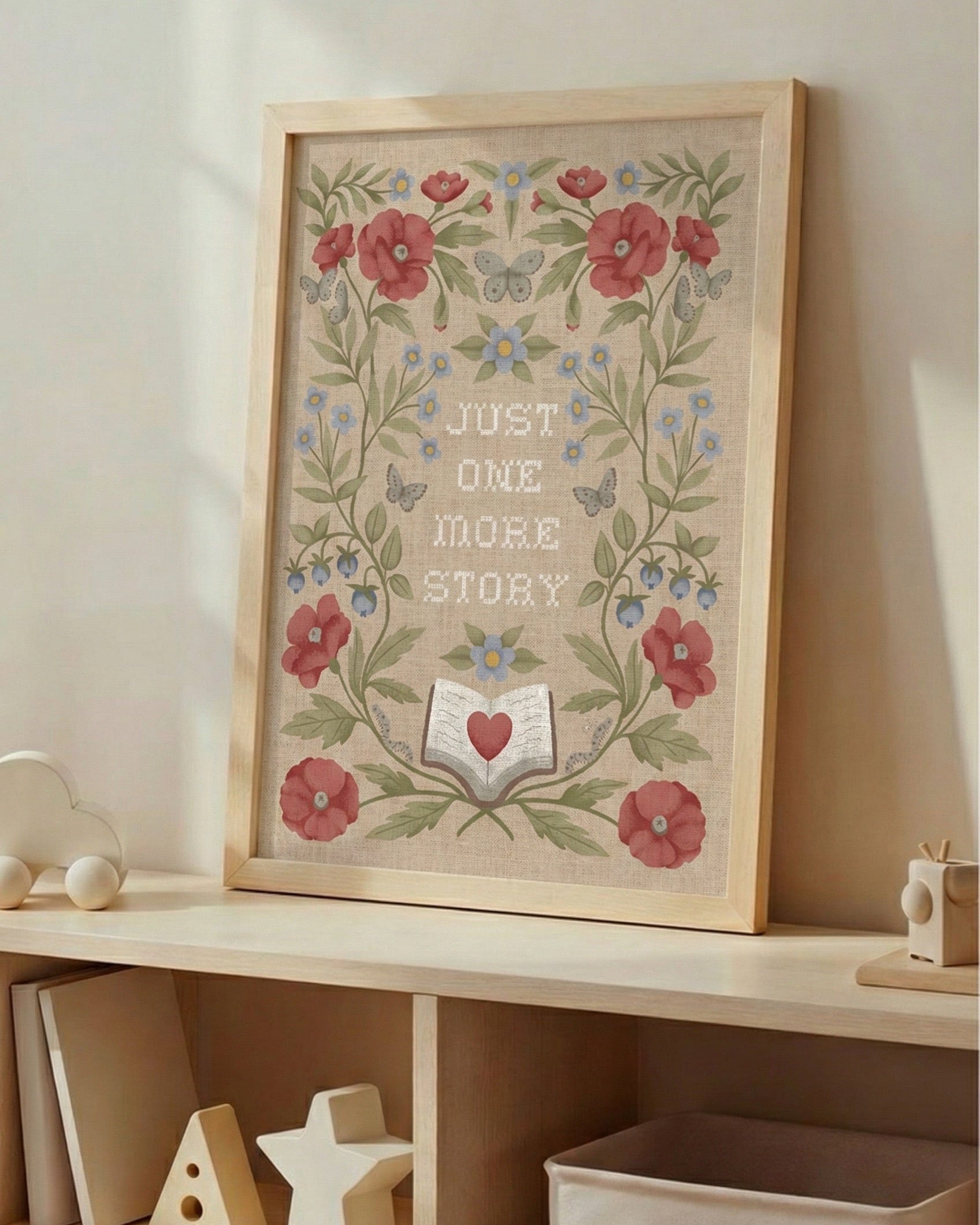 Just One More Story Çerçeveli Poster