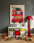 The School Bus Çerçeveli Poster