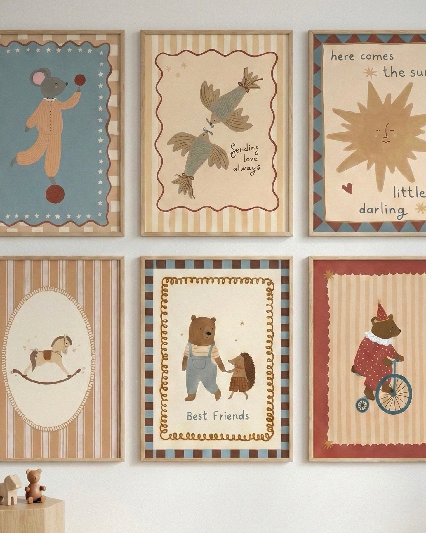 Whimsy & Wonder Collection Çerçeveli Poster Seti