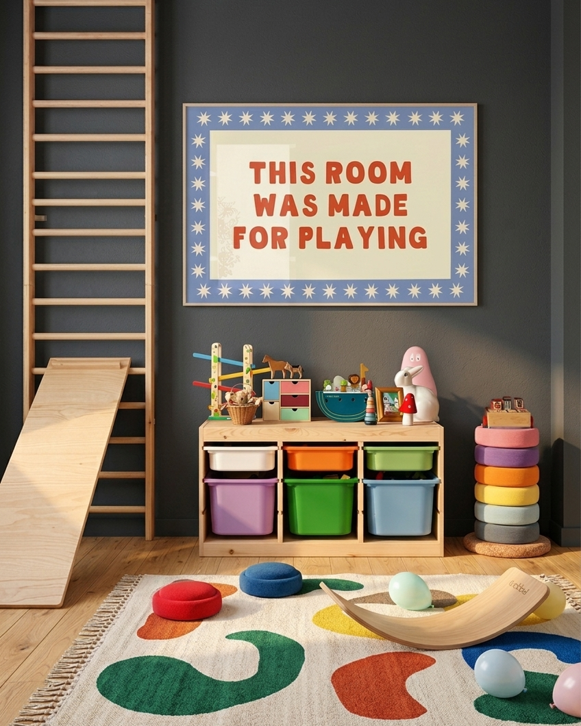 Playroom Çerçeveli Poster