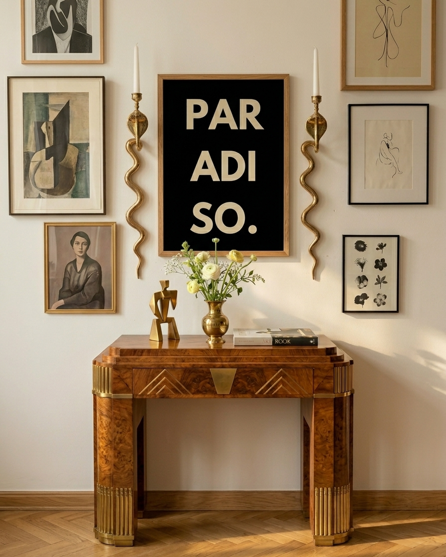 Paradiso Çerçeveli Poster