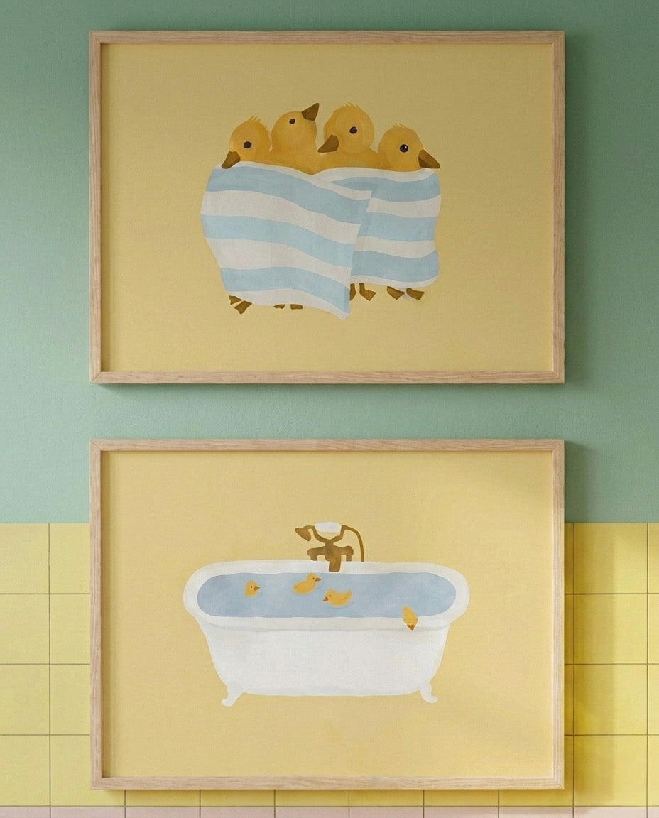 The Bath Club Series Çerçeveli Poster Seti