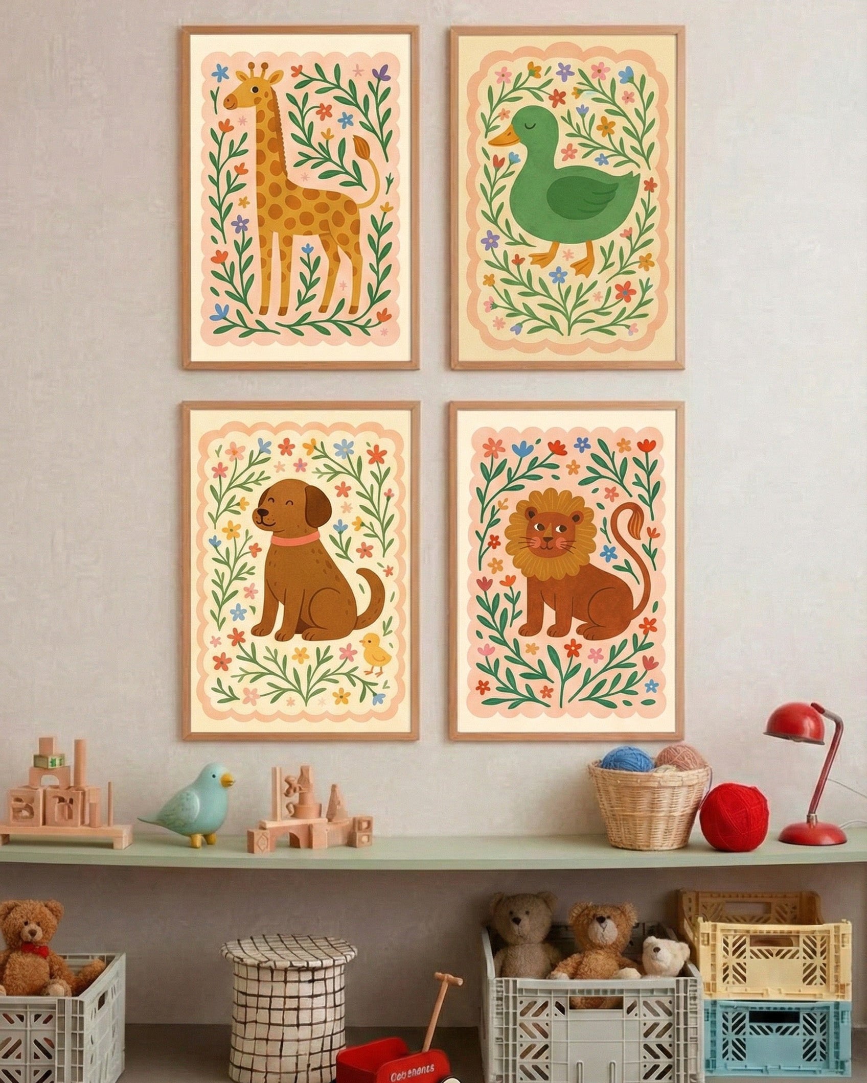 Bohemian Beasties Çerçeveli Poster Seti