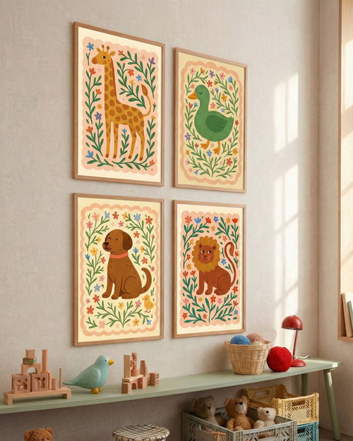 Bohemian Beasties Çerçeveli Poster Seti