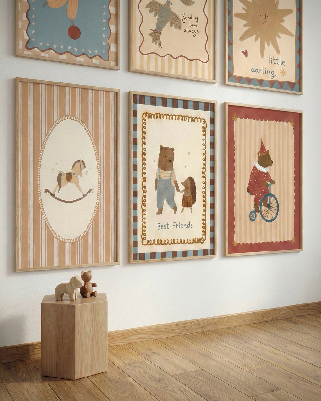 Whimsy & Wonder Collection Çerçeveli Poster Seti