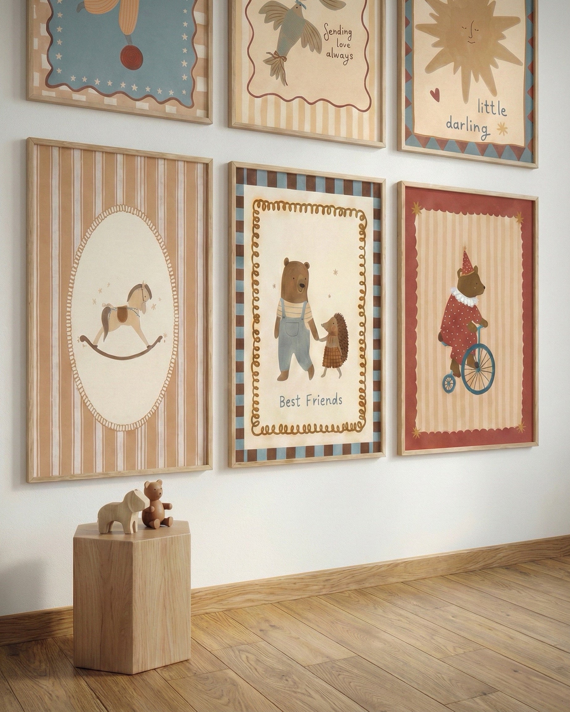 Whimsy & Wonder Collection Çerçeveli Poster Seti