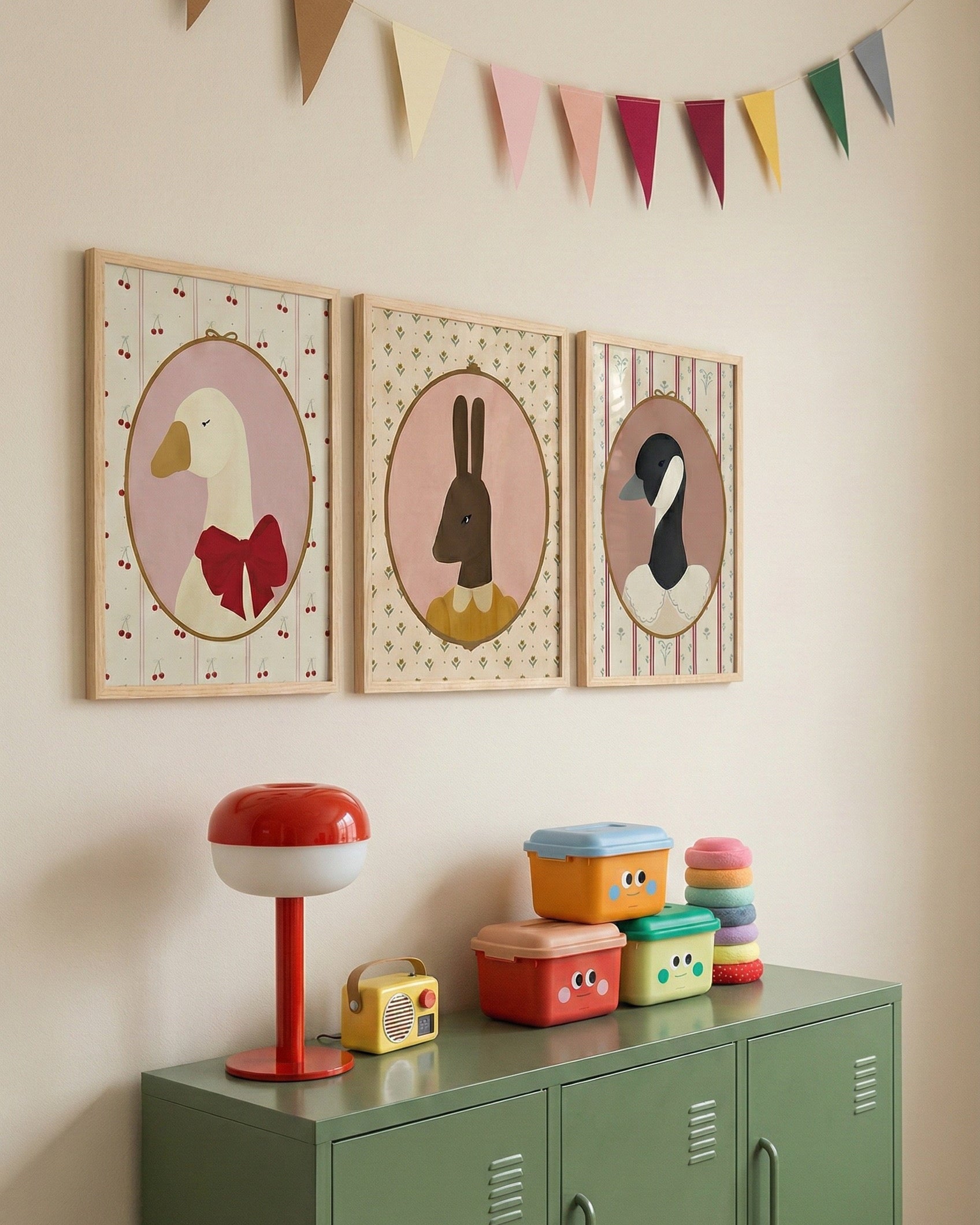 The Whimsical Cottage Çerçeveli Poster Seti