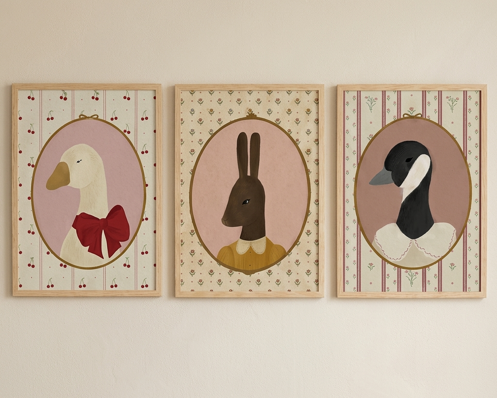 The Whimsical Cottage Çerçeveli Poster Seti