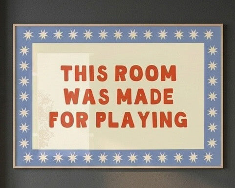 Playroom Çerçeveli Poster