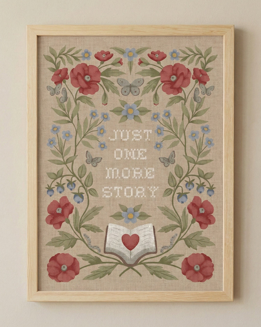 Just One More Story Çerçeveli Poster