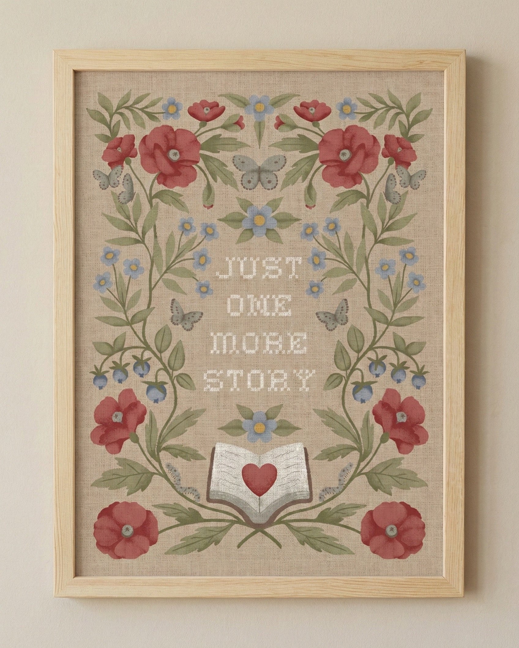 Just One More Story Çerçeveli Poster