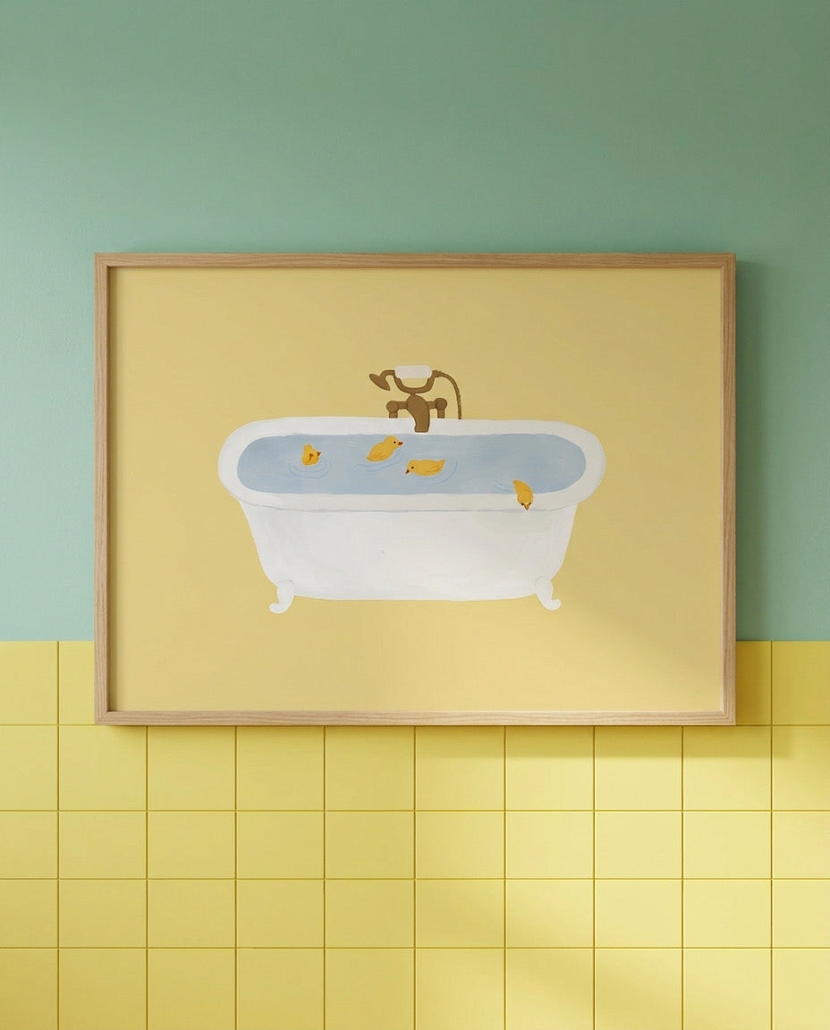 The Bath Club Series Çerçeveli Poster Seti