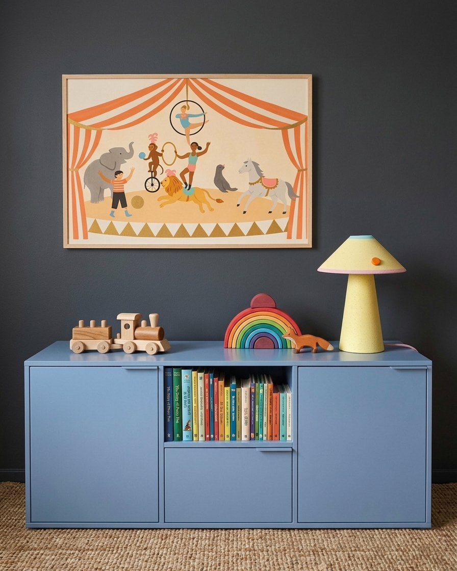 Circus Fun Çerçeveli Poster