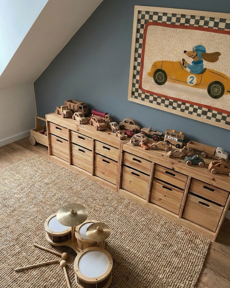 Racing Car Çerçeveli Poster