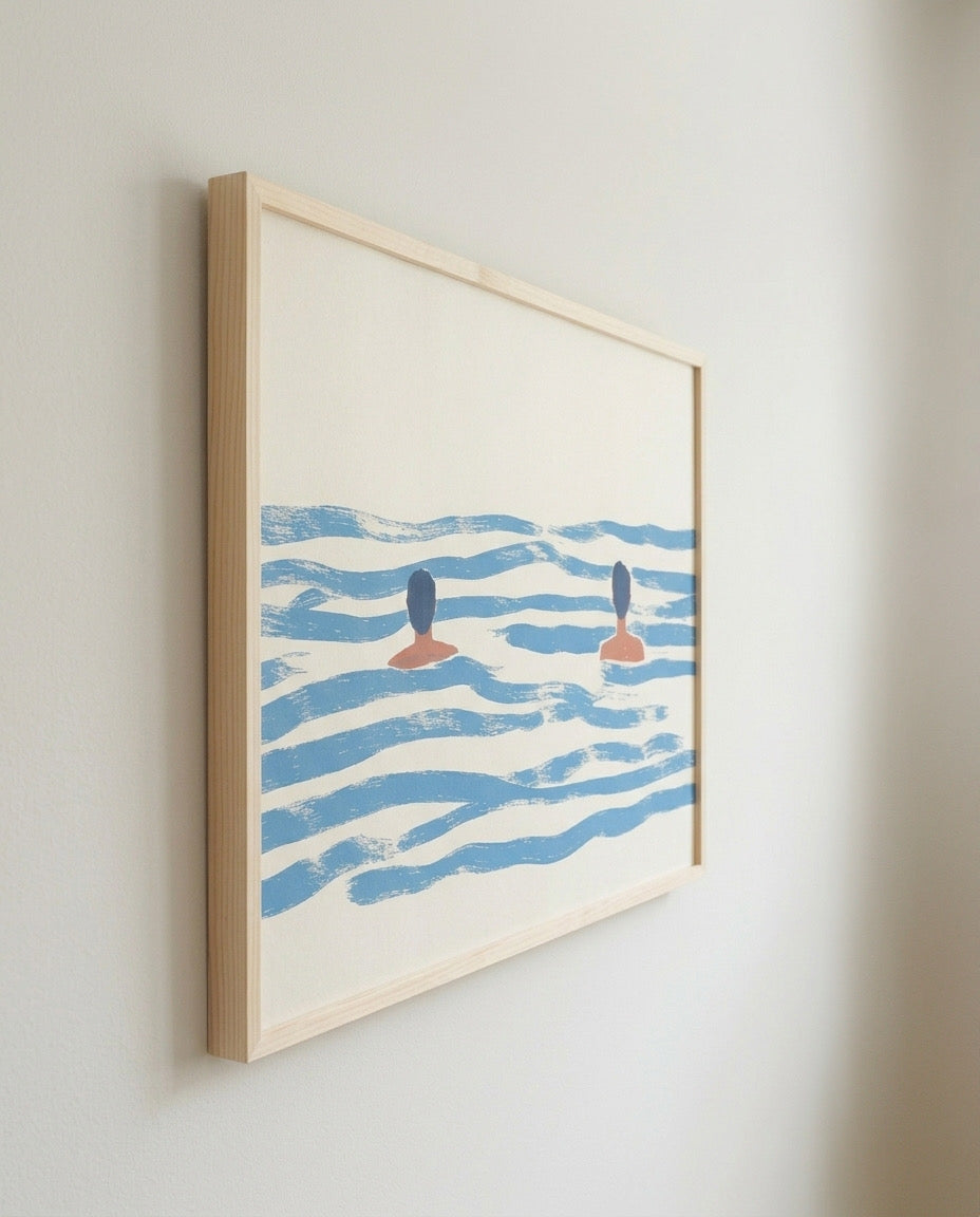 The Bathers Çerçeveli Poster