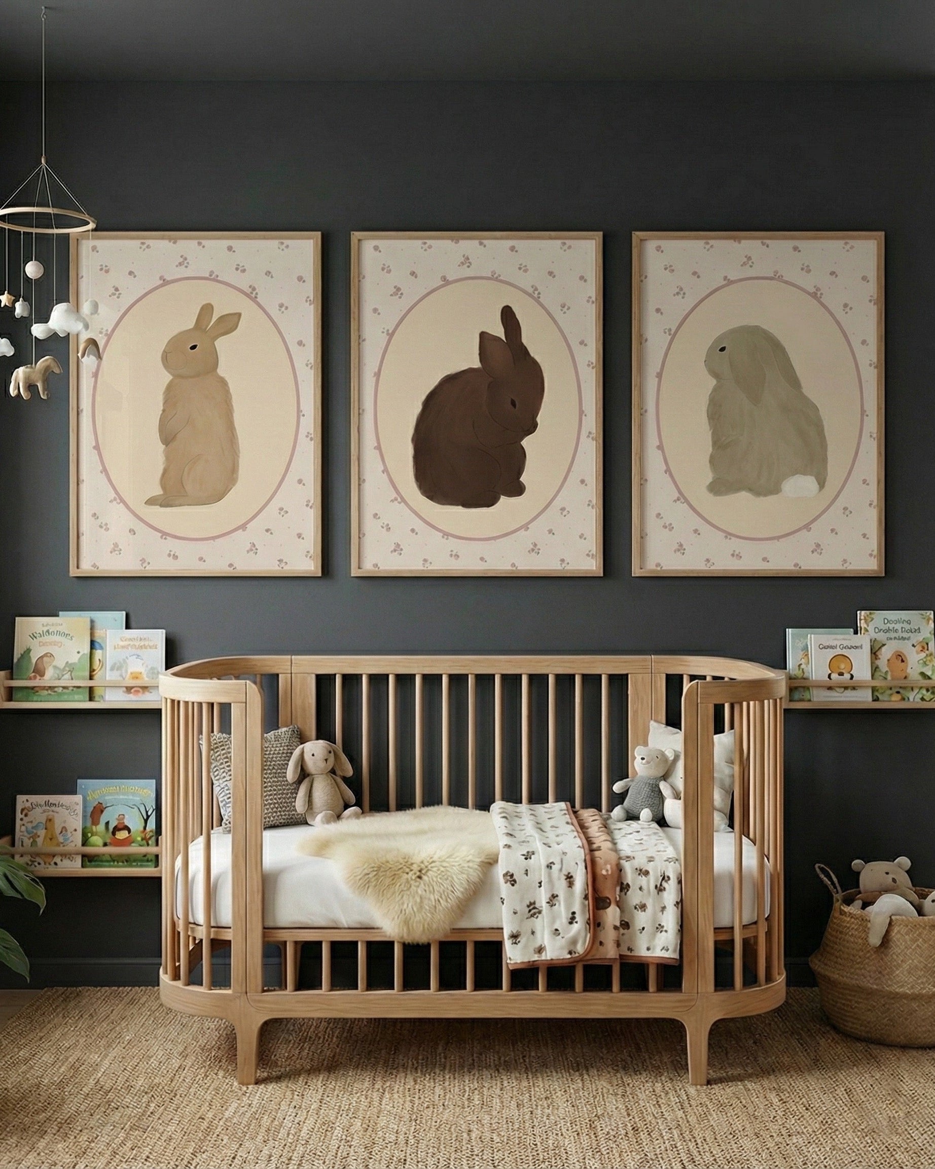 The Cotton Tail Club Çerçeveli Poster Seti