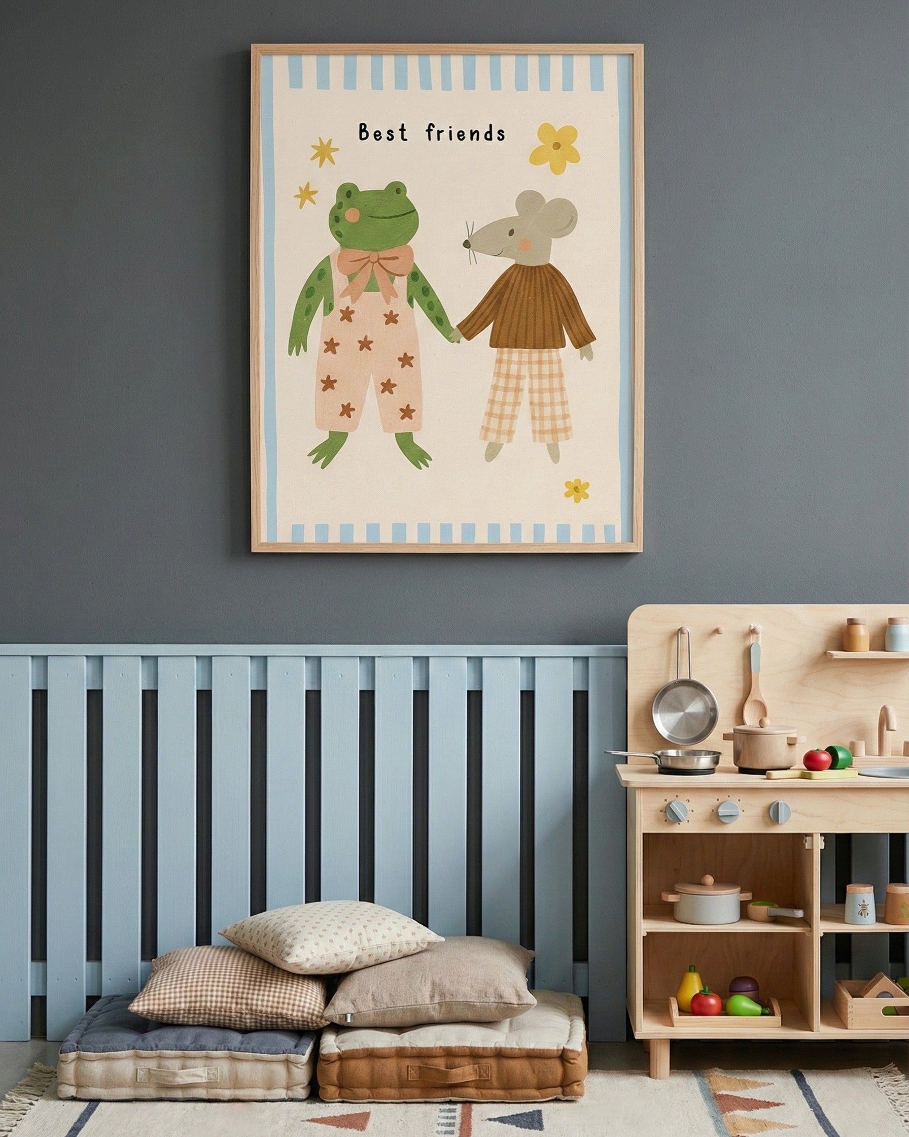 Best Friends Çerçeveli Poster