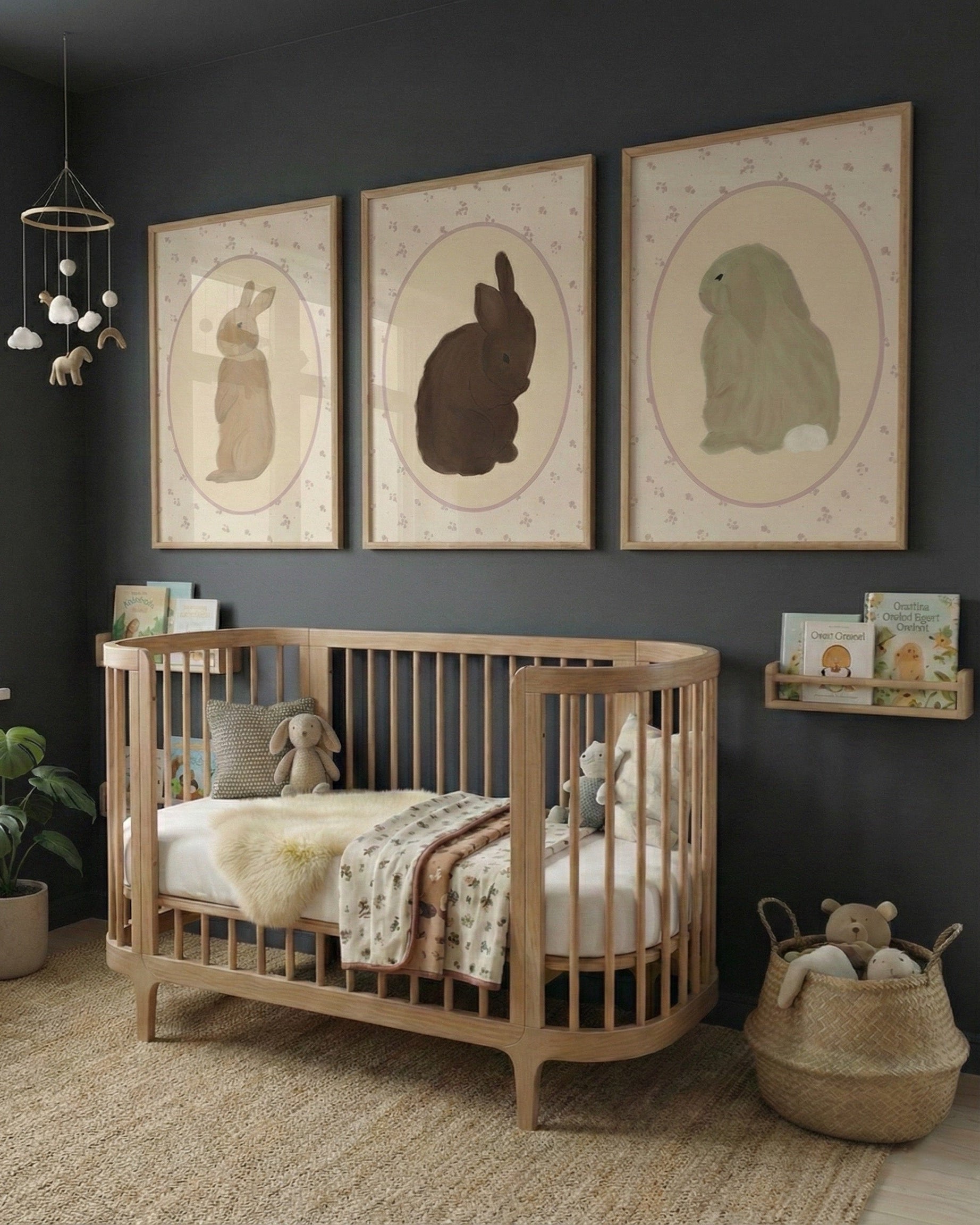 The Cotton Tail Club Çerçeveli Poster Seti