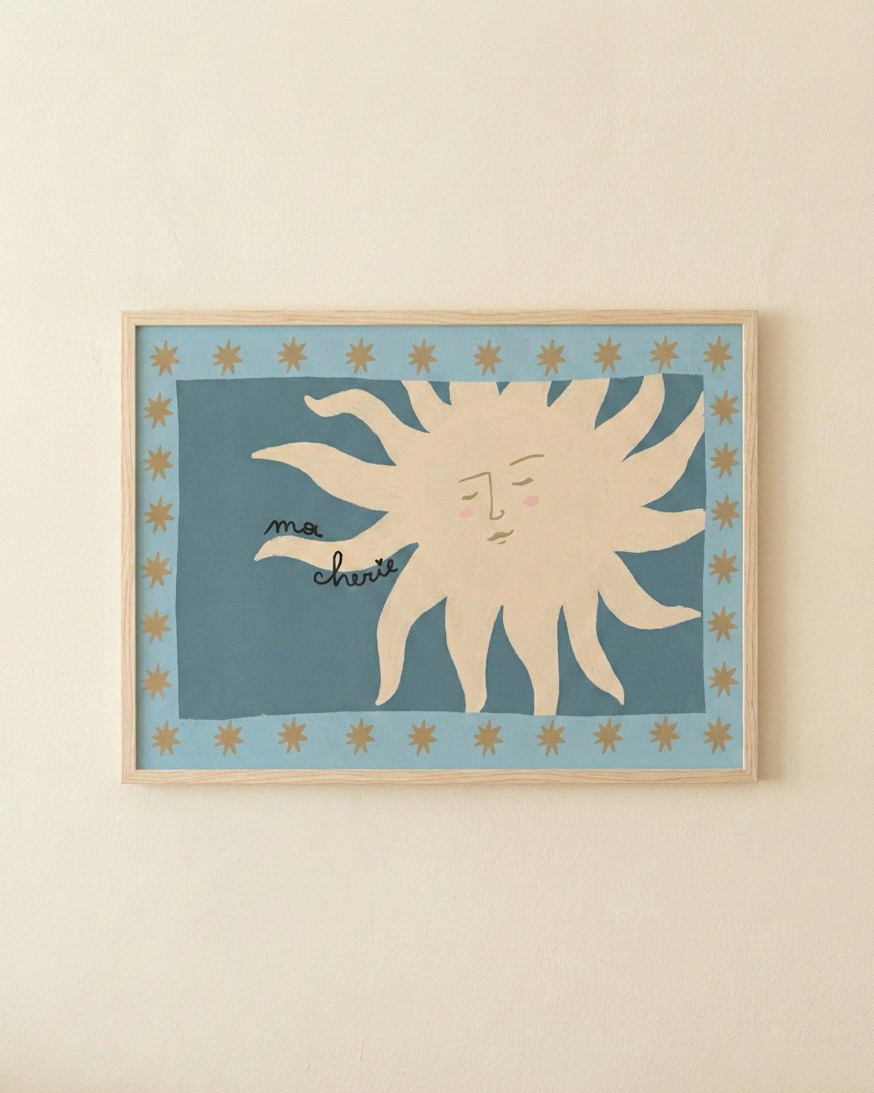 Bonne Nuit Ma Cherie Çerçeveli Poster Seti