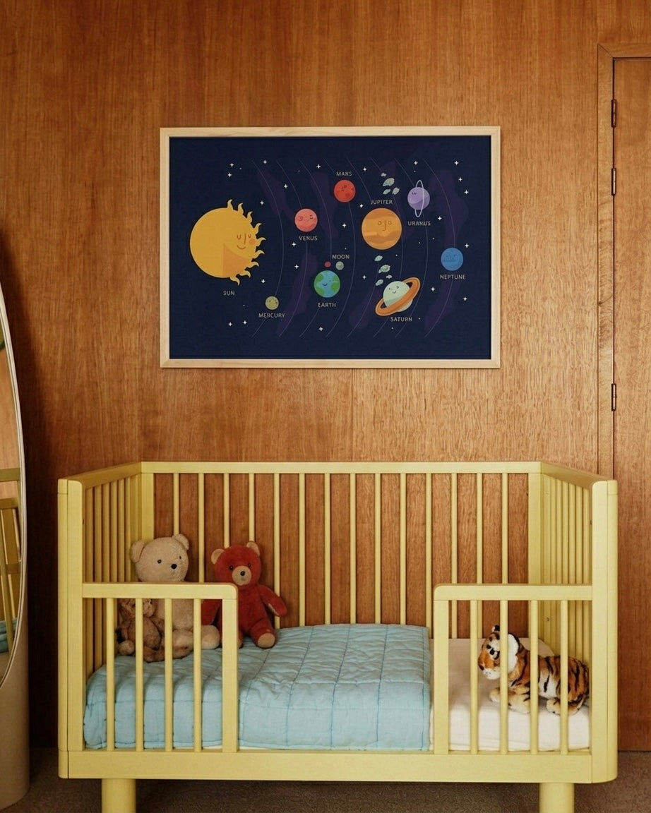 The Happy Cosmos Çerçeveli Poster