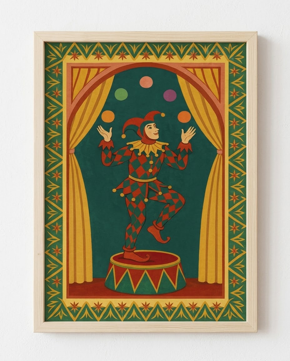 Circus Of Wonder Çerçeveli Poster Seti