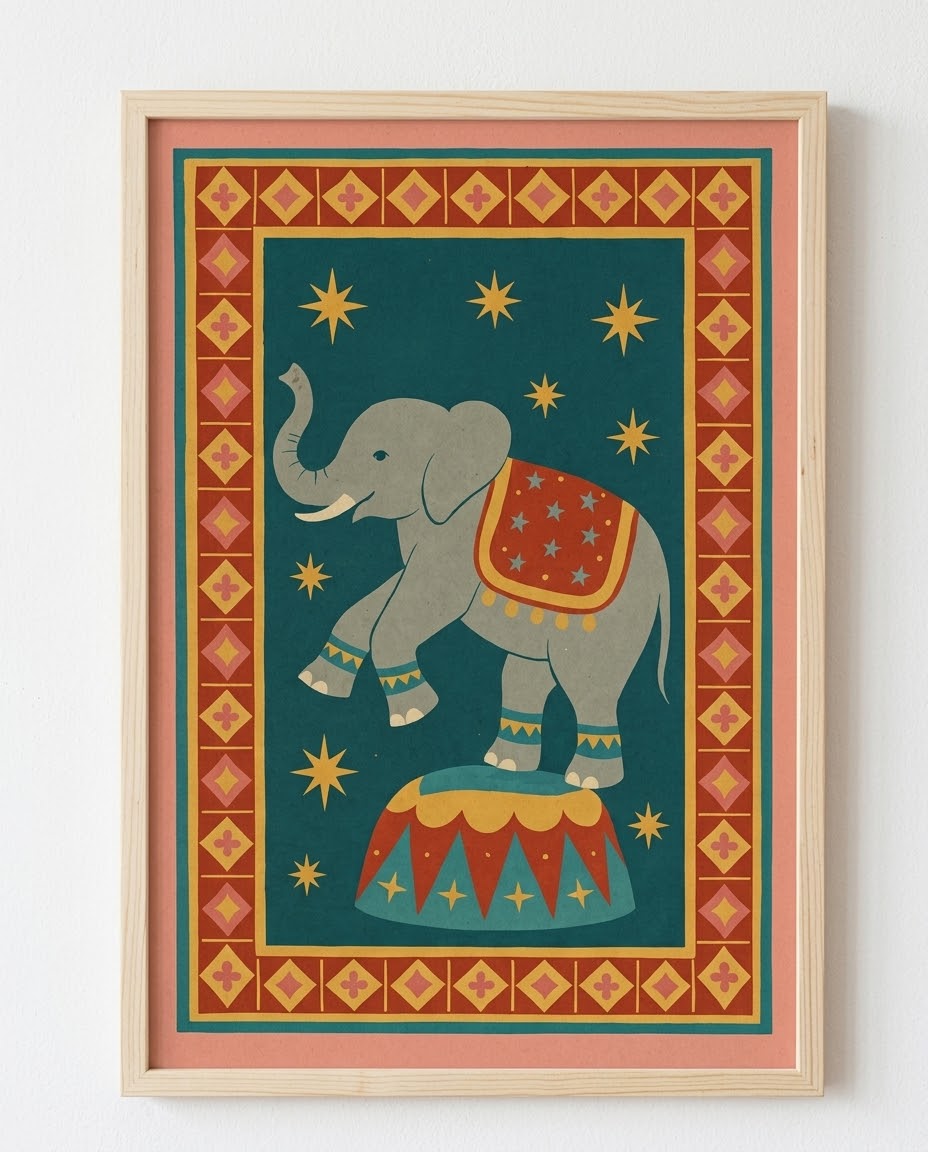 Circus Of Wonder Çerçeveli Poster Seti